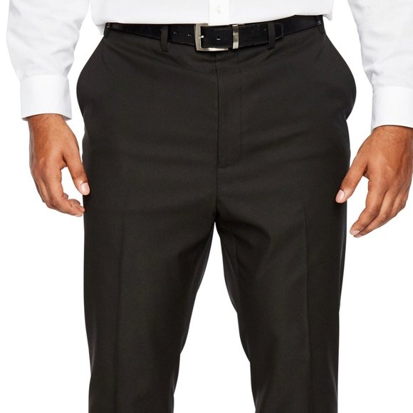 Men's Shaquille O'Neal XLG Dress Pants Black - Picture 2 of 4